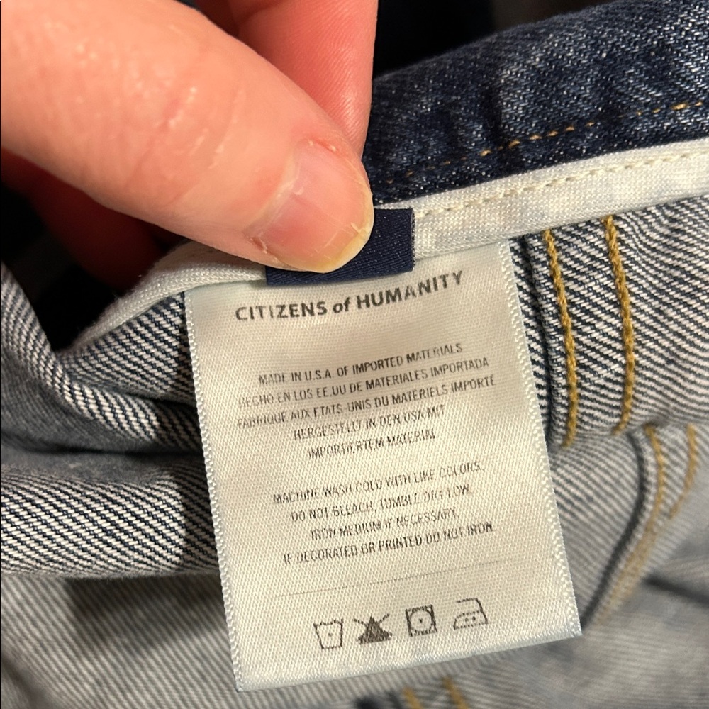 Citizens Of Humanity Blue Denim Idalene Maxi Dress - Picture 6 of 15
